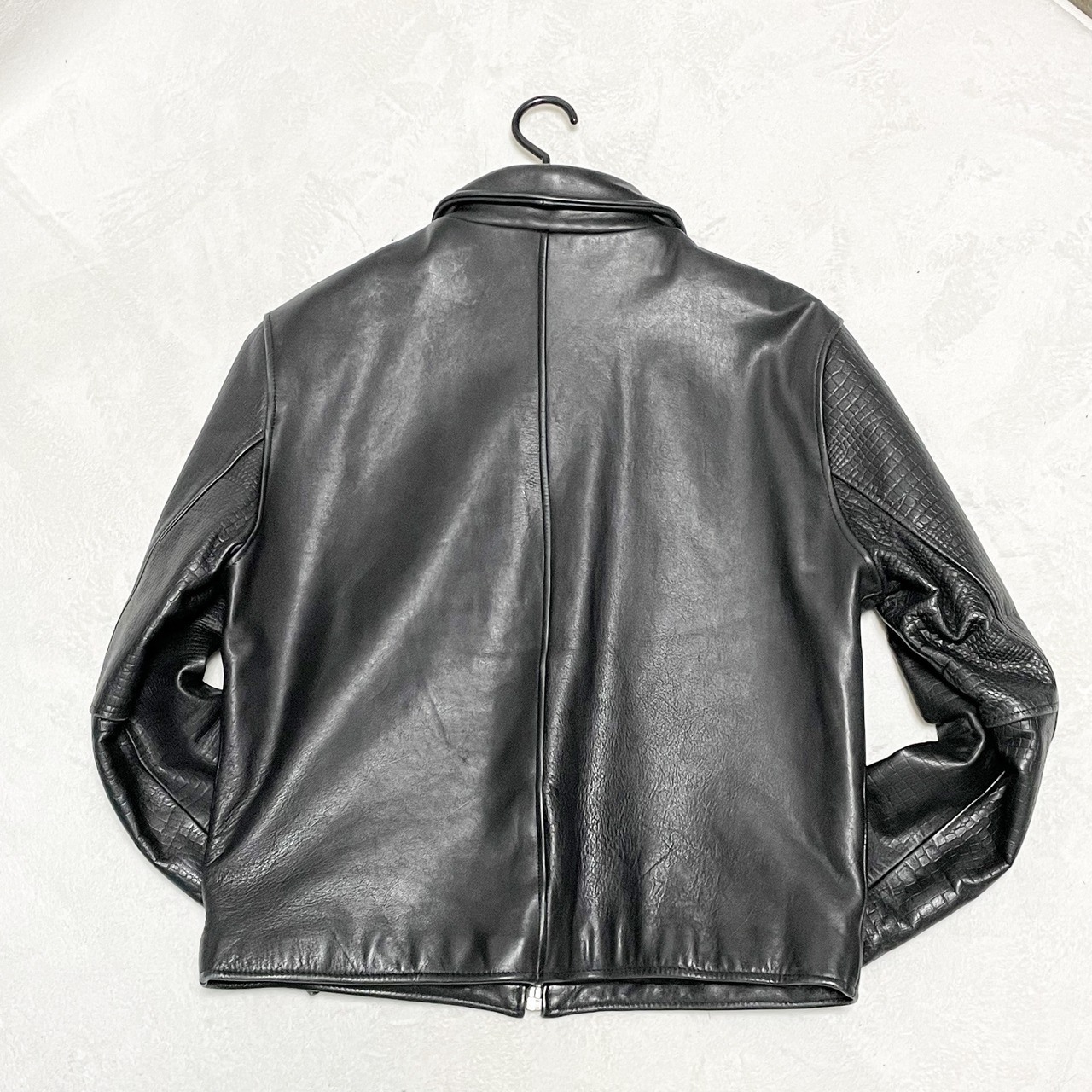 VINTAGE Wind Armor レザージャケット ライダースジャケット シングル 