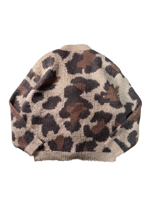 Leopard Texture Cardigan