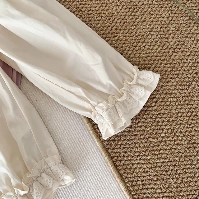 【取寄】パンツスタイルでもガーリーさを忘れないレースフリルパンツ