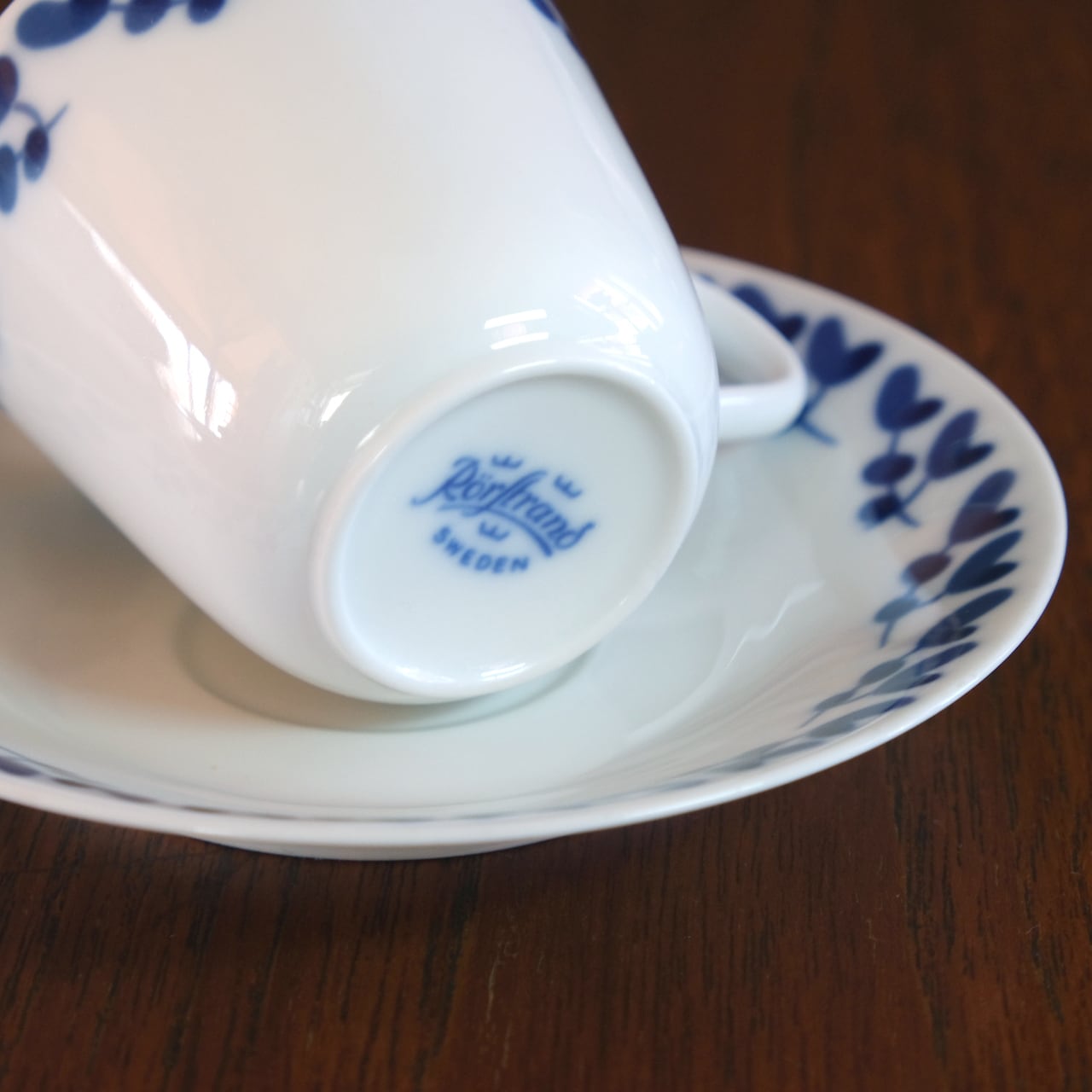 ロールストランド Rörstrand ［Swedish Blue cup&saucer, plate set