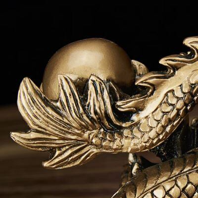 5本爪の龍 真鍮 置物 | しろとら風水堂