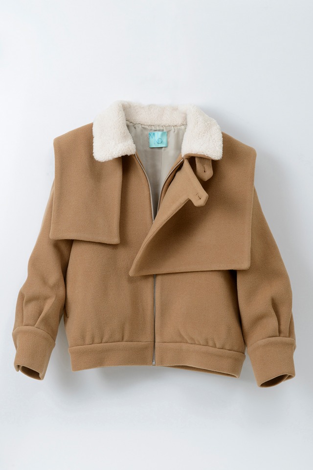 Boa short coat　/beige