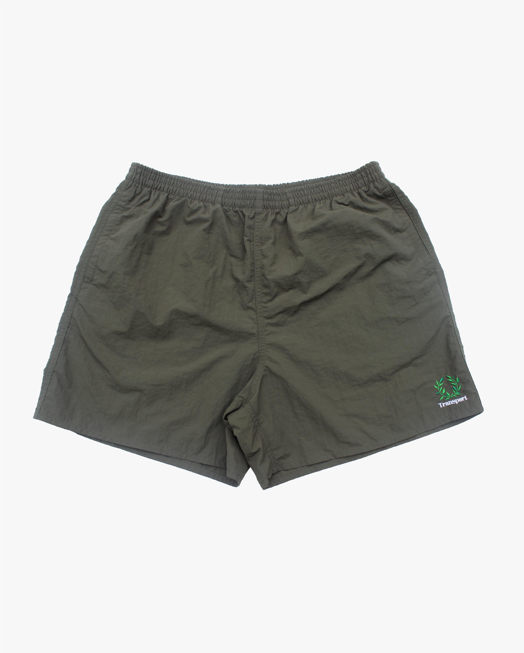 TRANSPORT LAUREL NYLON EASY SHORTS OLIVE
