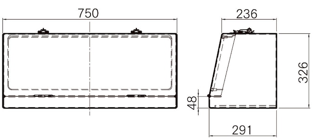 FRP工具箱【FK-750B　白】