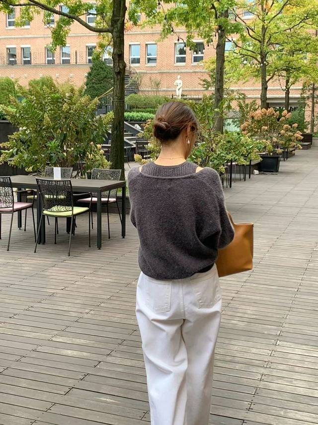 (予約) signature / Aman Layered knit Set 4color