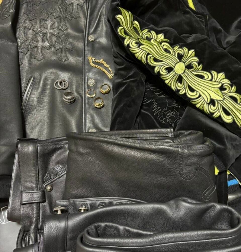 CHROME HEARTS クロムハーツ デニム ジャケット クロスパッチ
