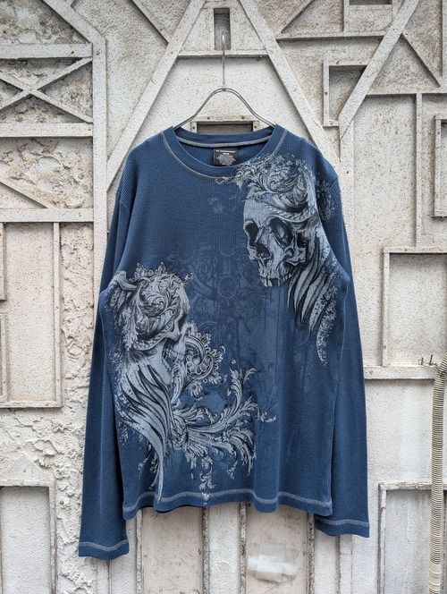 "NO BOUNDARIES" skull thermal