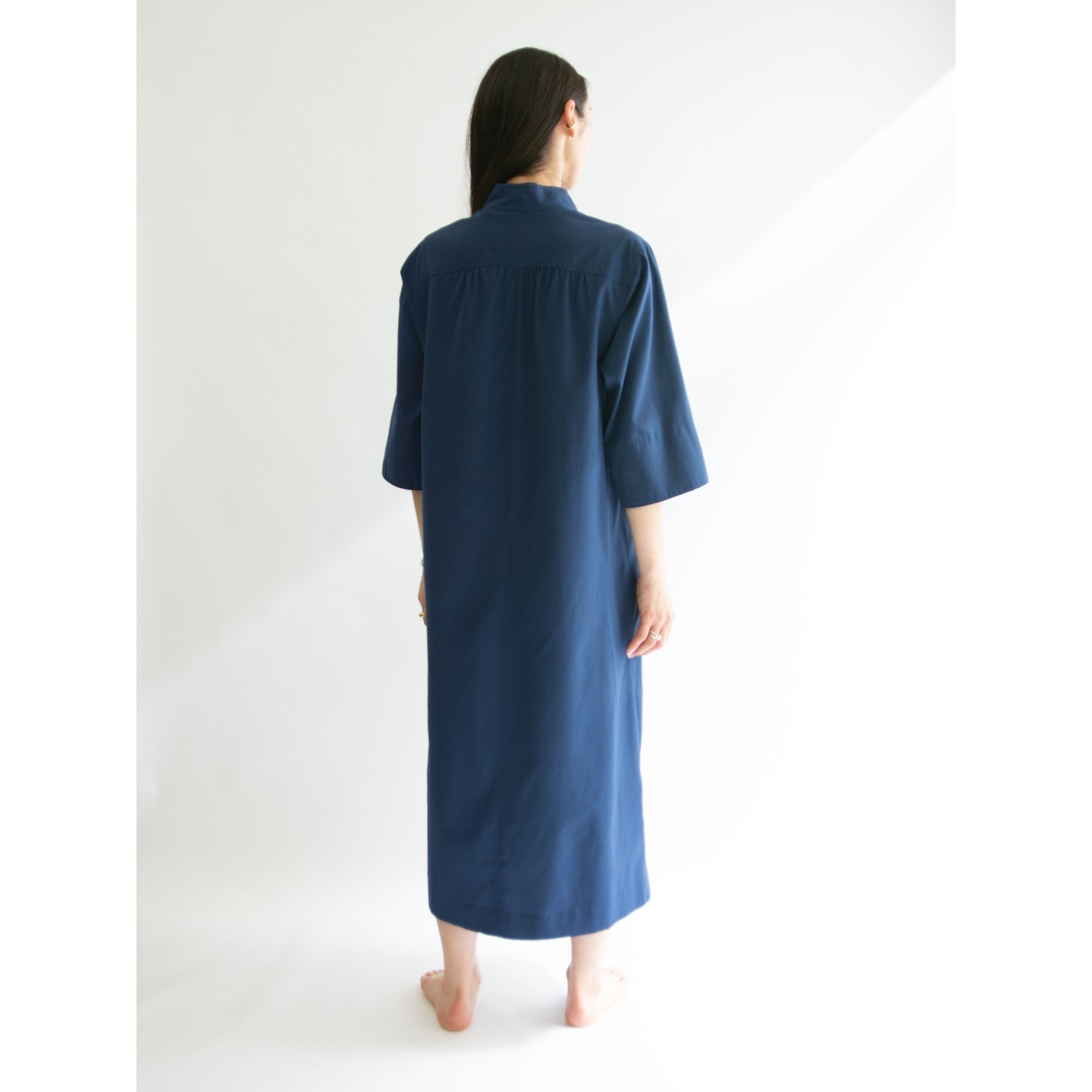 【Anjac】60-70's Polyester-Cotton Dress（ポリエステルコットンワンピース）