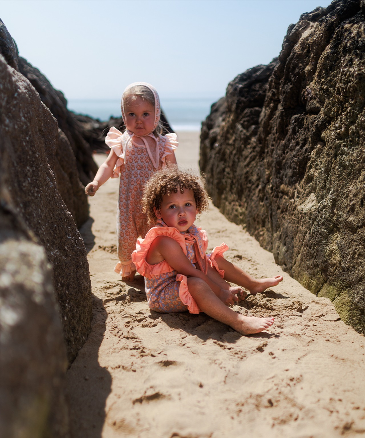 MABLI　DONUT NECKTIE - LIGHT CHAMBRAY