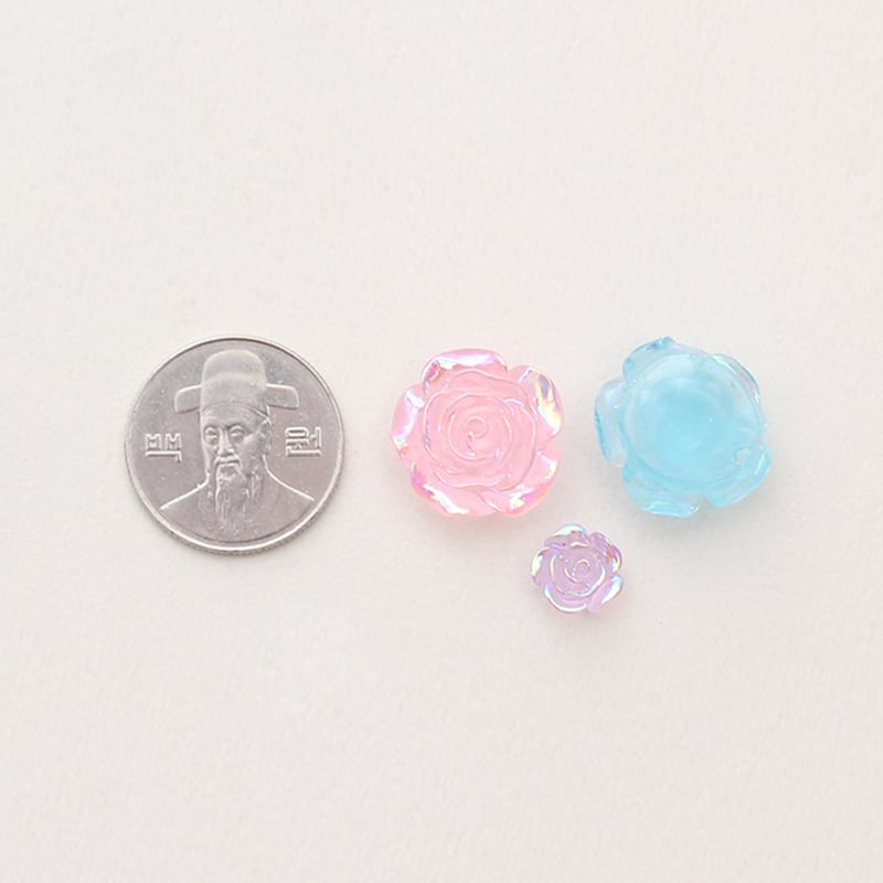 オンライン限定❯ バラのデコパーツ(Sサイズ 1個)【DE-5255
