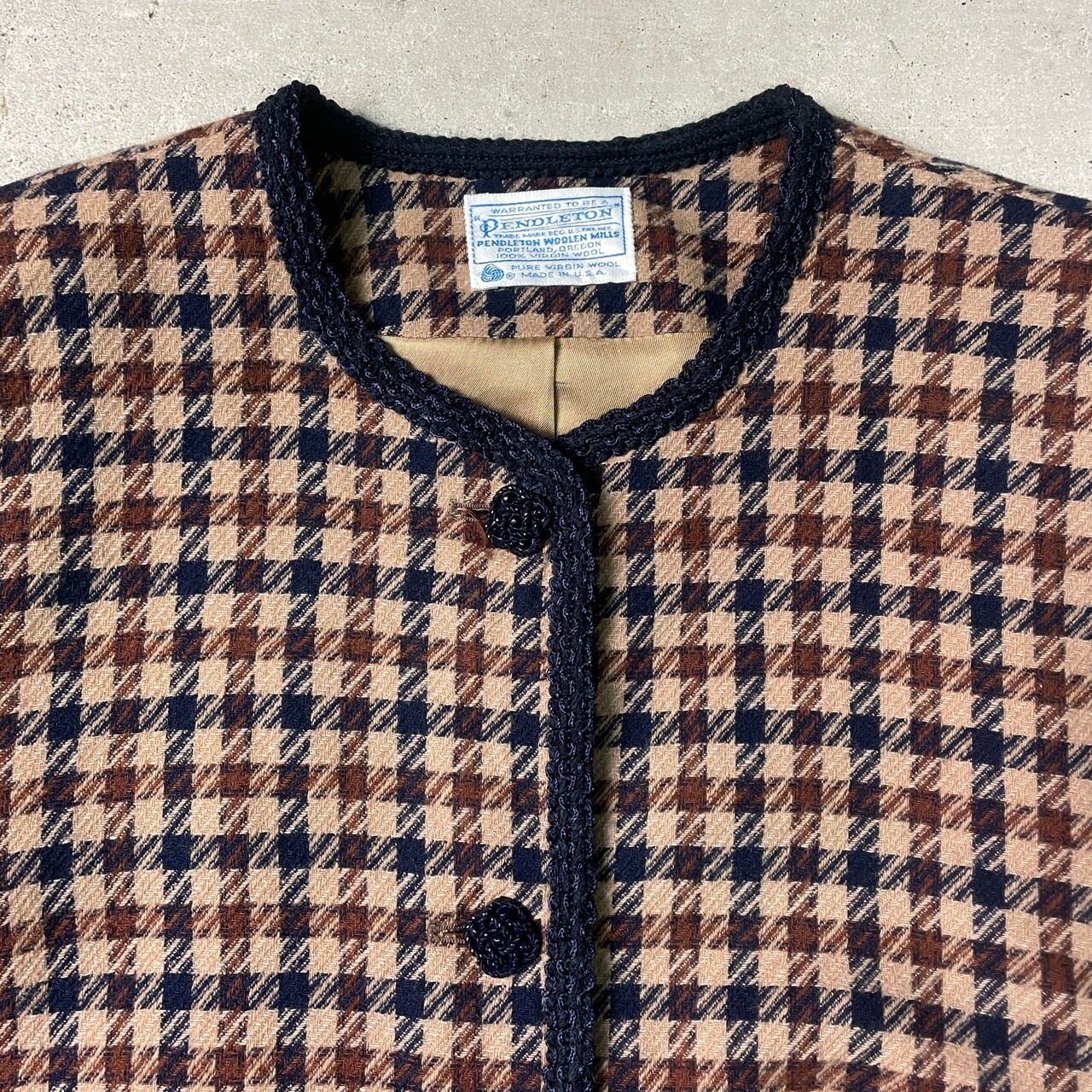 70〜80年代 USA製 PENDLETON ペンドルトン ウール テーラード 