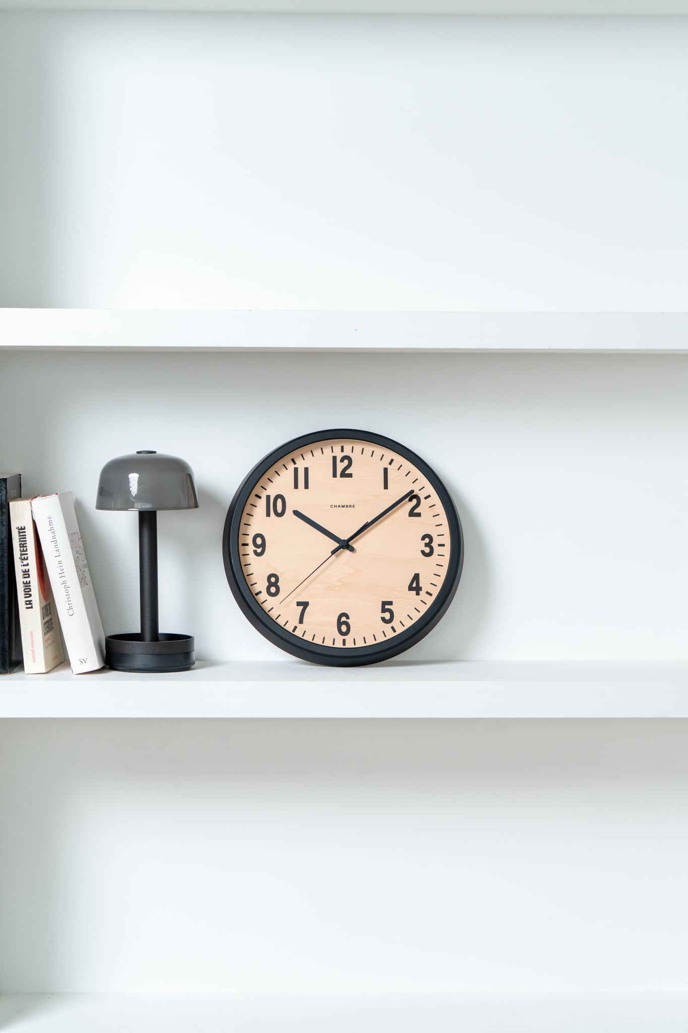 電波時計 PUBLIC CLOCK BLACK -renewal- | シャンブル【CHAMBRE】by