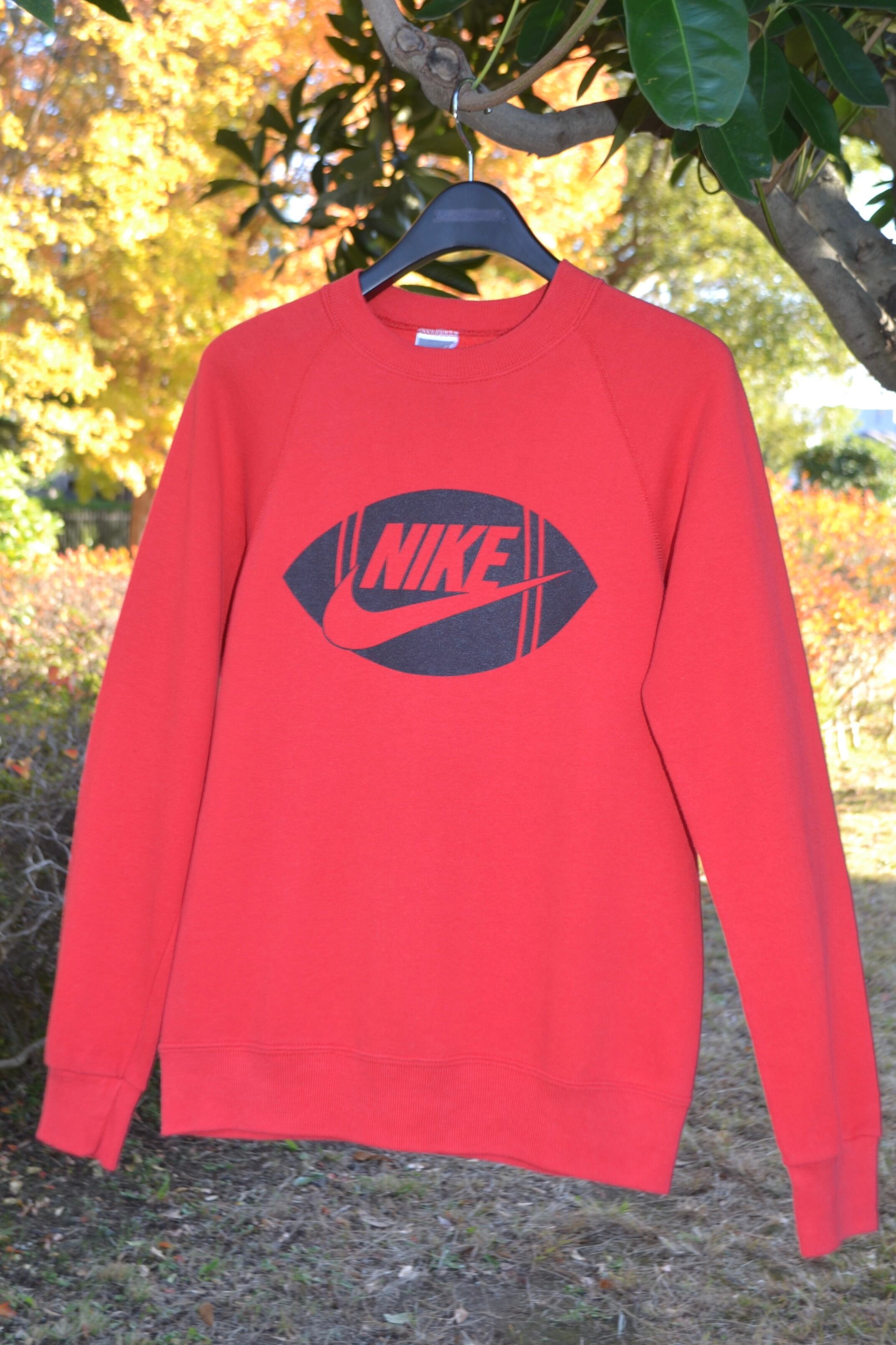 S】90's “NIKE” Football Logo Sweat Made in USA | blues S】90's “NIKE” Football Logo Sweat Made in USA | blues