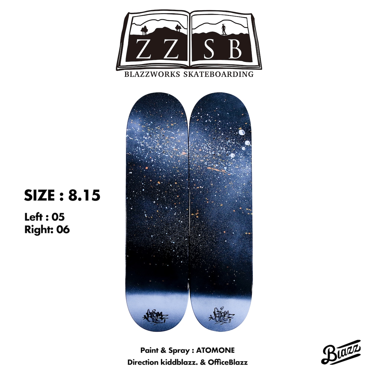 ZZSB Spray & Paint DECK 8.15 [ ATOMONE ]