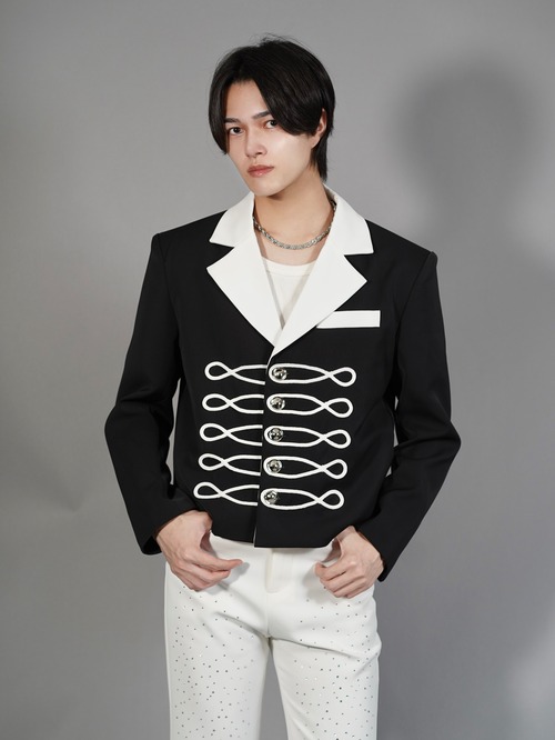 【ALUDE SELECT】clasic wave rope jacket