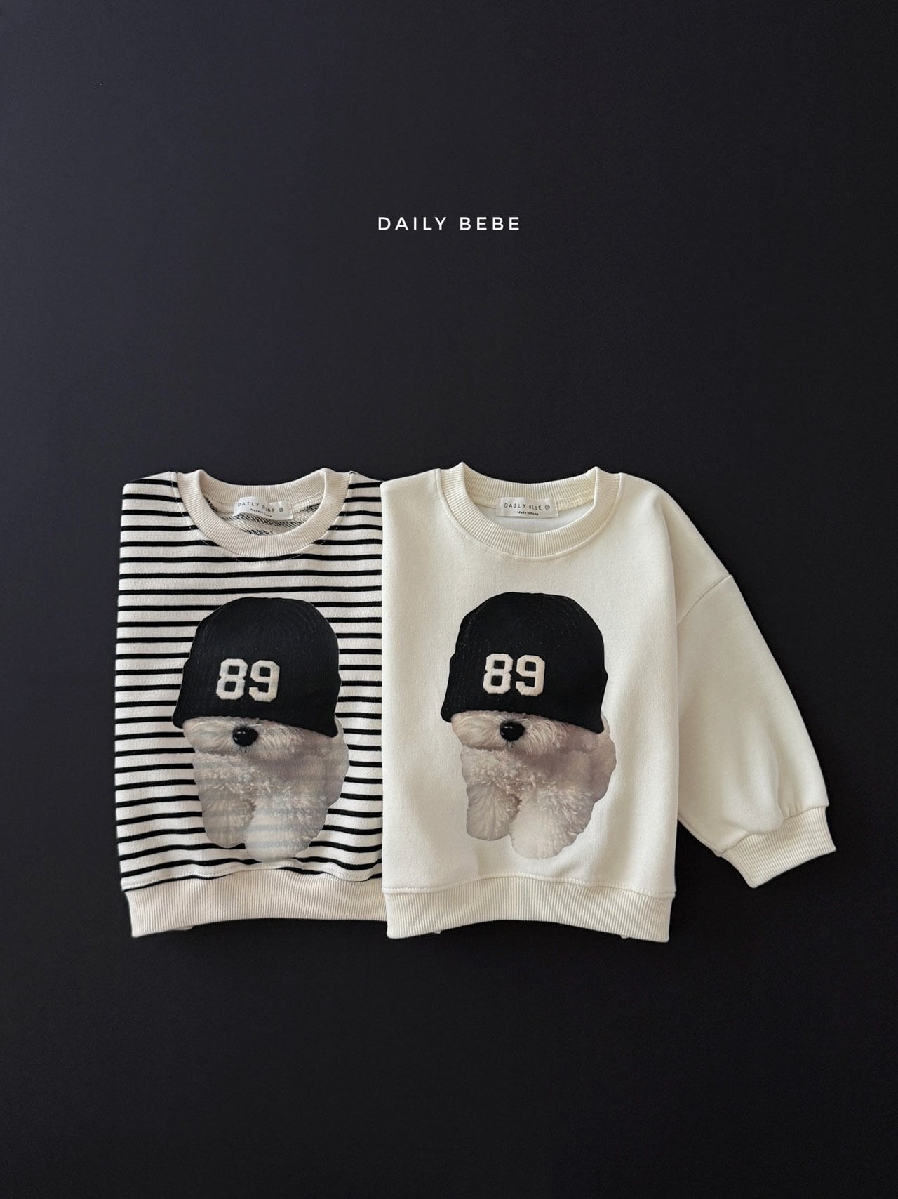 bichon sweatshirt【DAILYBEBE】※10月中旬発送予定