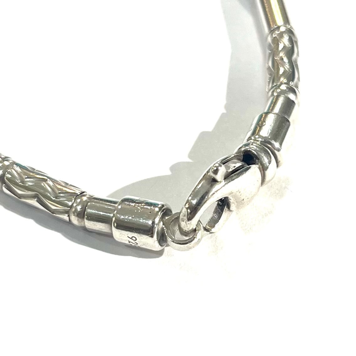 【チェコ購入】アンティーク ヴィンテージ ブレスレット シルバーカラー メタル 希少【TIFFANY&CO.】2924 German ZigZagブレスレット幾何学 シルバー