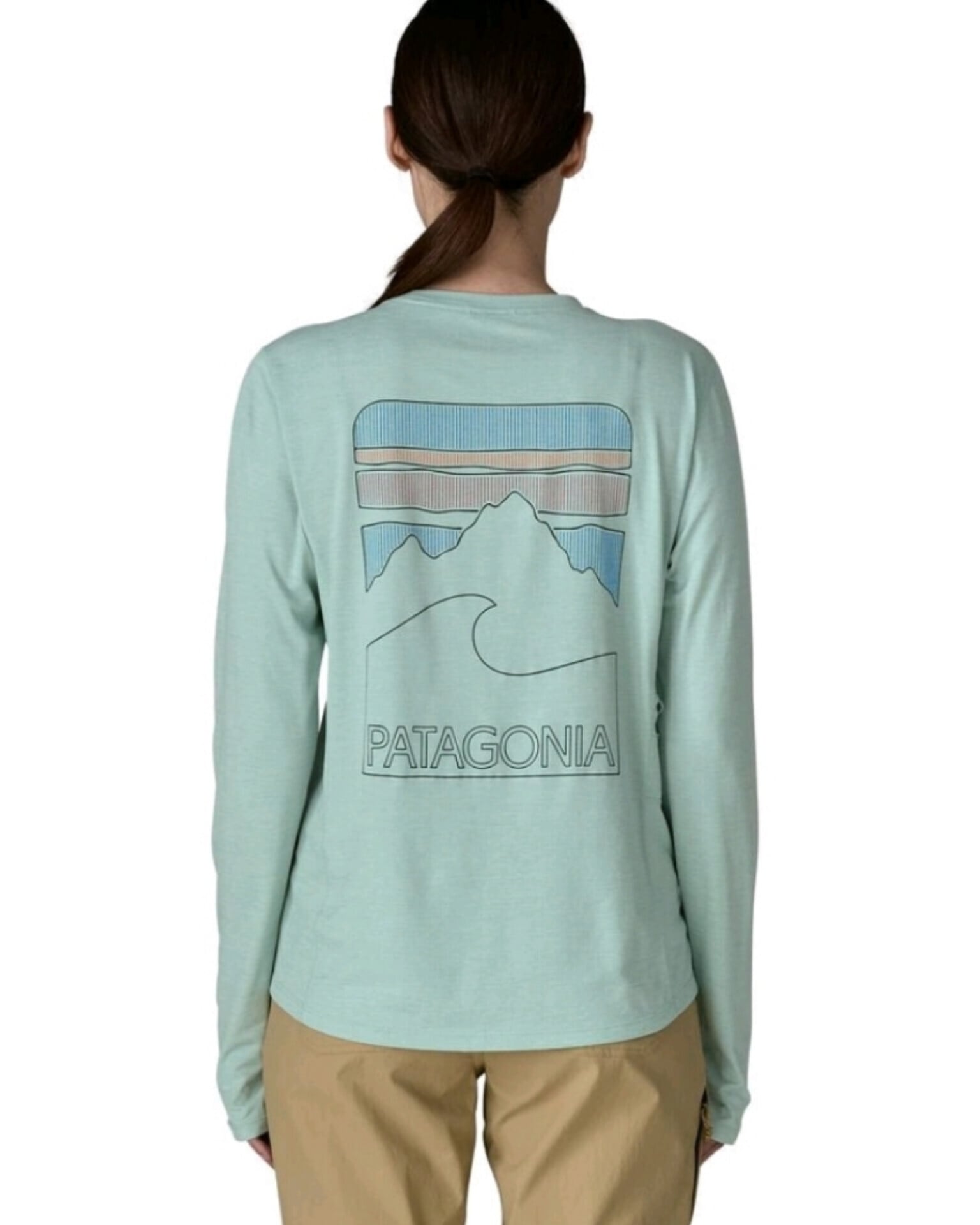 【patagonia】ウィメンズ・ロングスリーブ・キャプリーン・クール・サン・シャツ(ピーク・ビジョンズ)/ 2COLORS / 44935