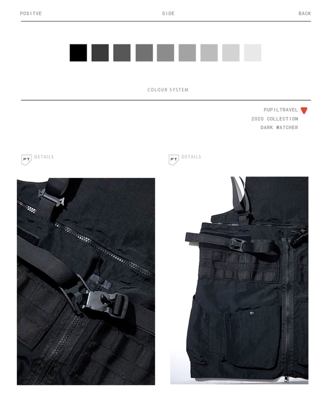 PUPIL TRAVEL 20SS MOLLEシステムエプロンベスト