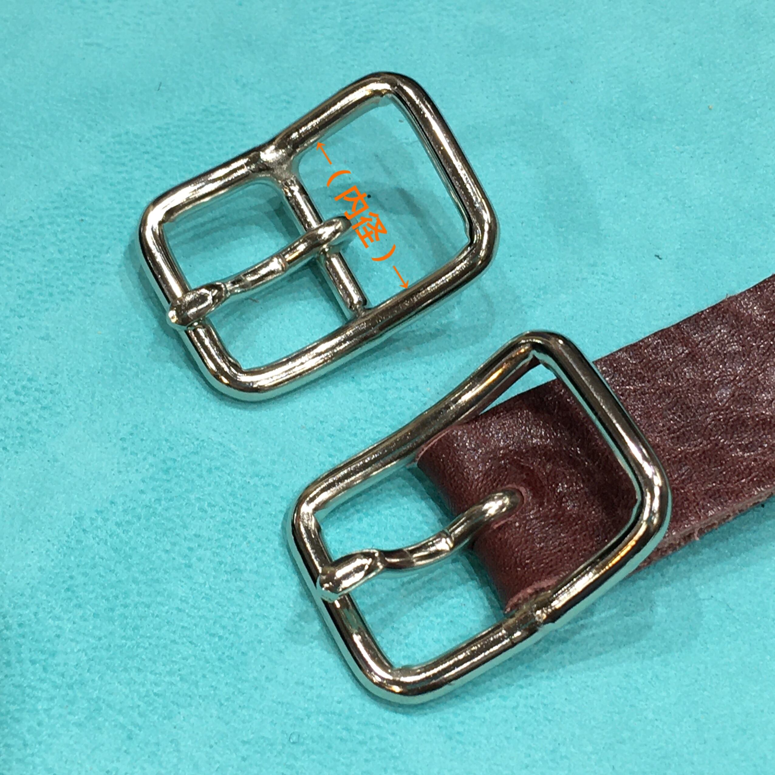 舟型美錠（内径18mm）【ニッケル(1個入り）】JBK-17 | and leather