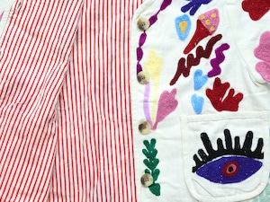 ＜PHET AND PLOY＞SUZANI JACKET スザニ ジャケット（red strip）