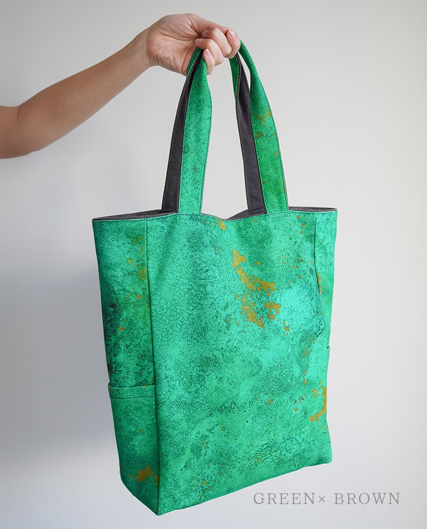 サンプル限定品】トート（タテ）〈PEACOCK・GREEN〉 | oriif.