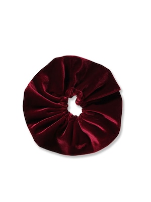 heyep へイップ  / Velour Logo Scrunchie