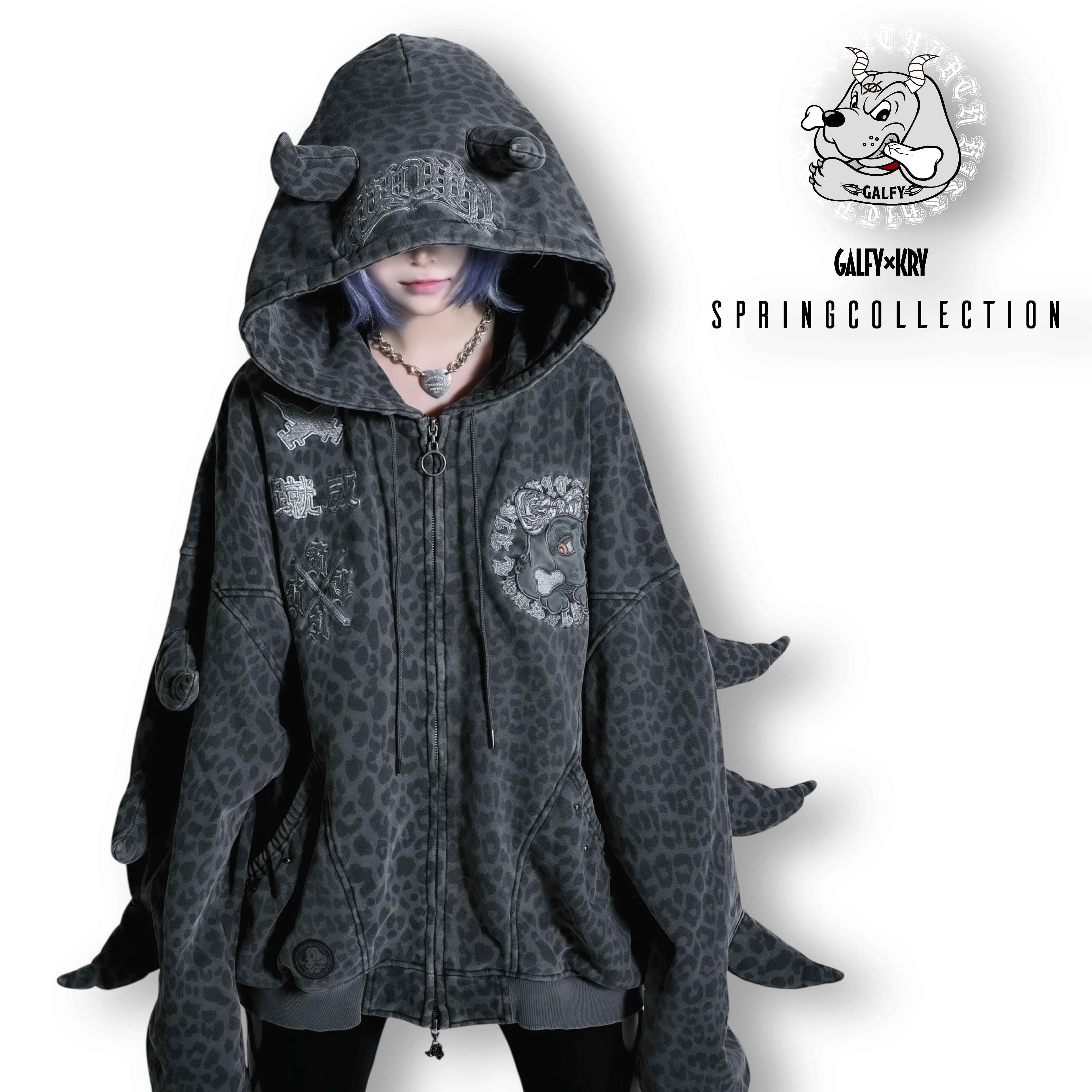 予約】「トゲトゲツノパーカー」 | KRY clothing