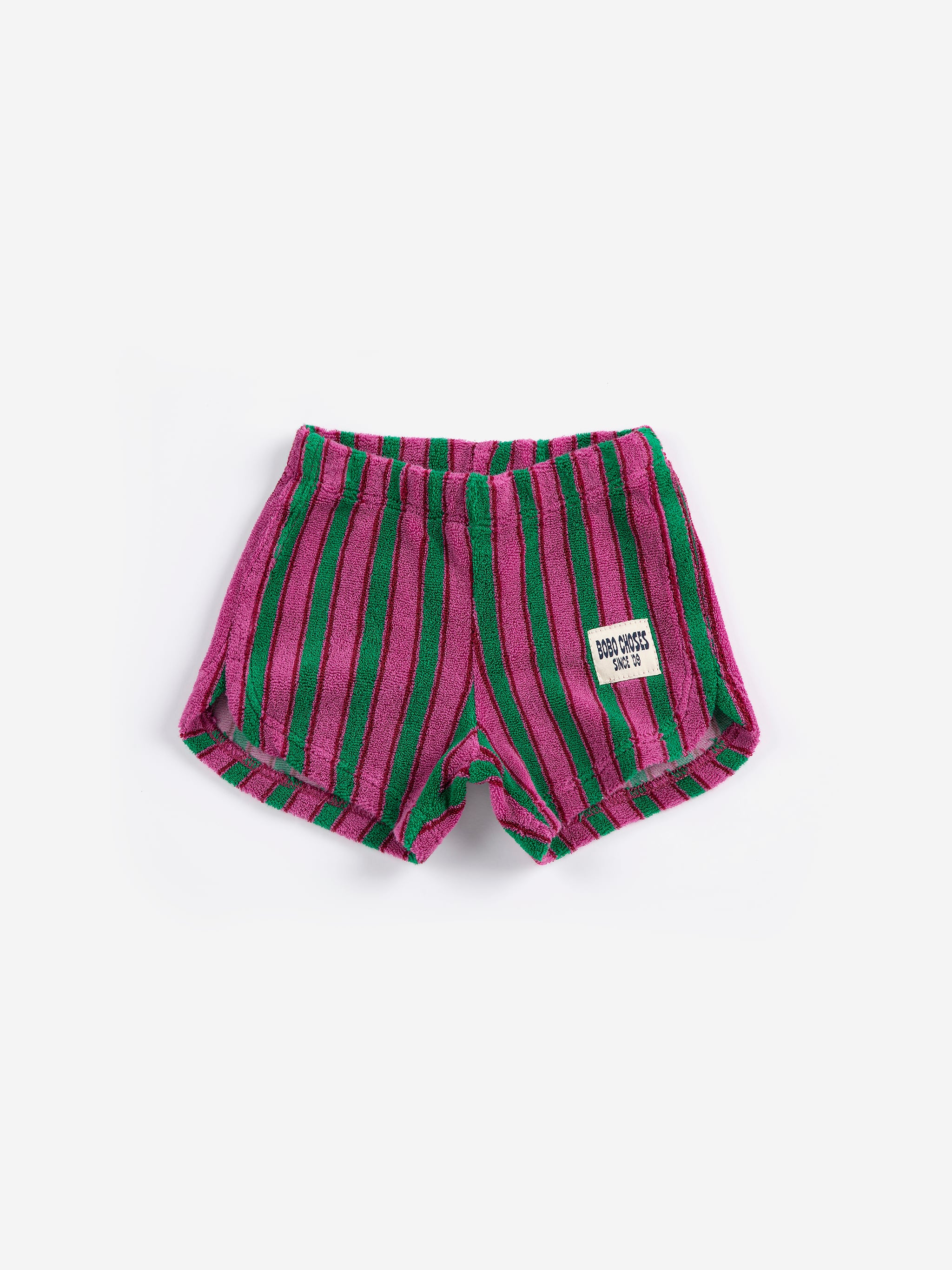 26SS】bobochoses(ボボショセス)Stripes terry cloth shorts(12m/18m