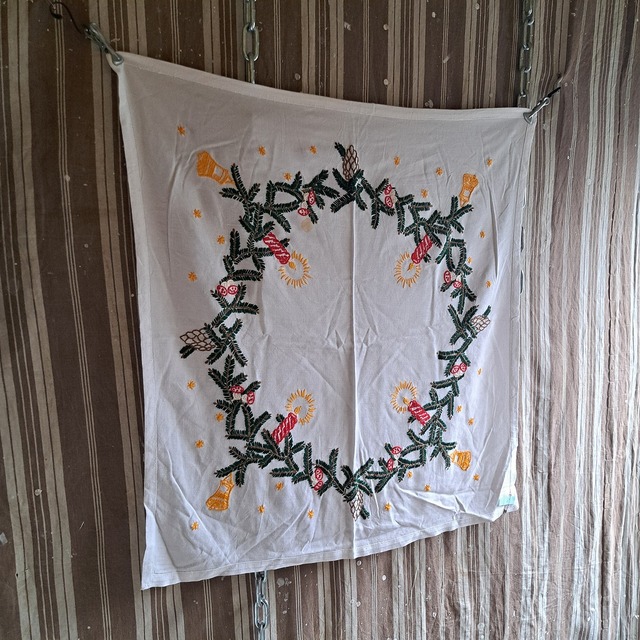 ヨーロッパ 刺繡クロス used [508145]