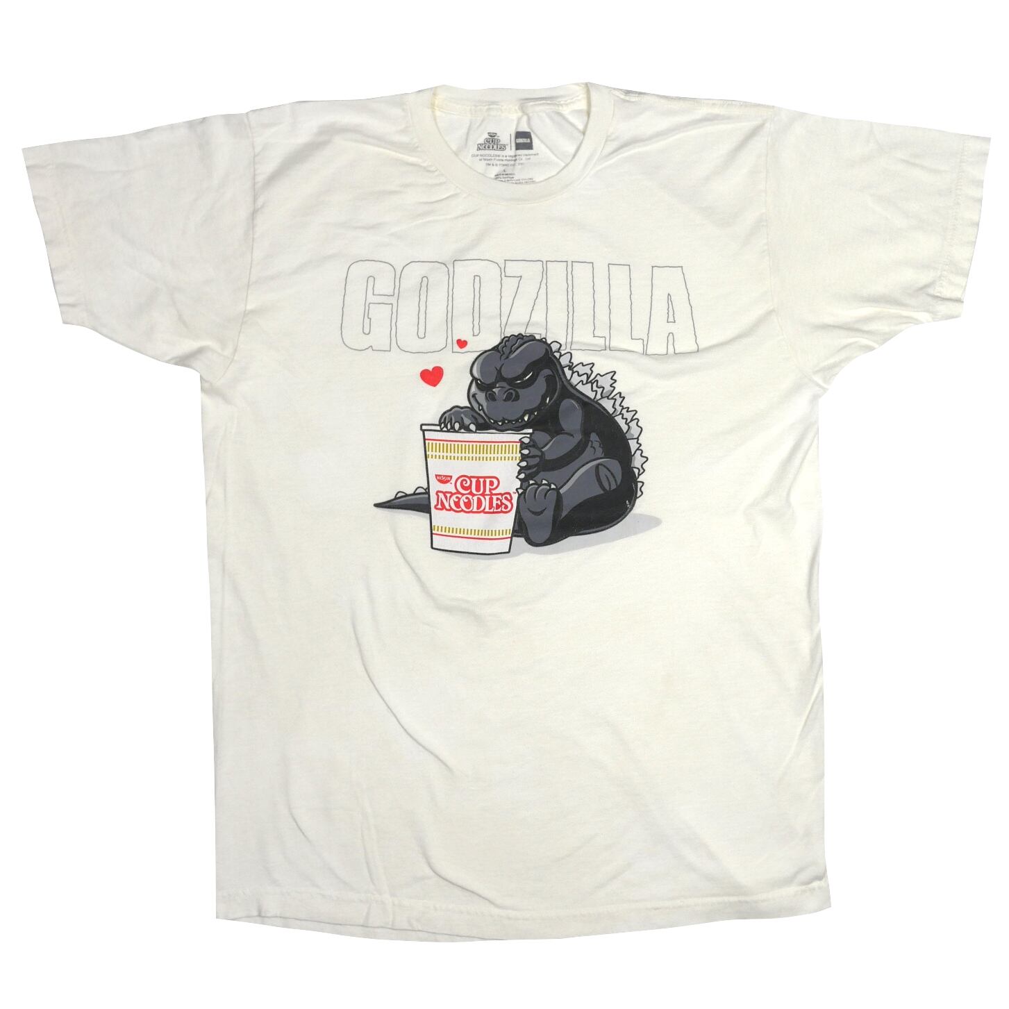 USED【L】Godzilla X Cup Noodles Tee / ©TOHO CO. LTD