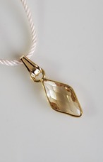 シトリン(ダイヤカット) 天然石メイドアクセサリー ペンダントップA