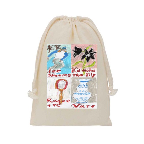 M size Illustration pouch