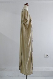 【DAZZLE】FRONT EMBROIDERY MAXI DRESS