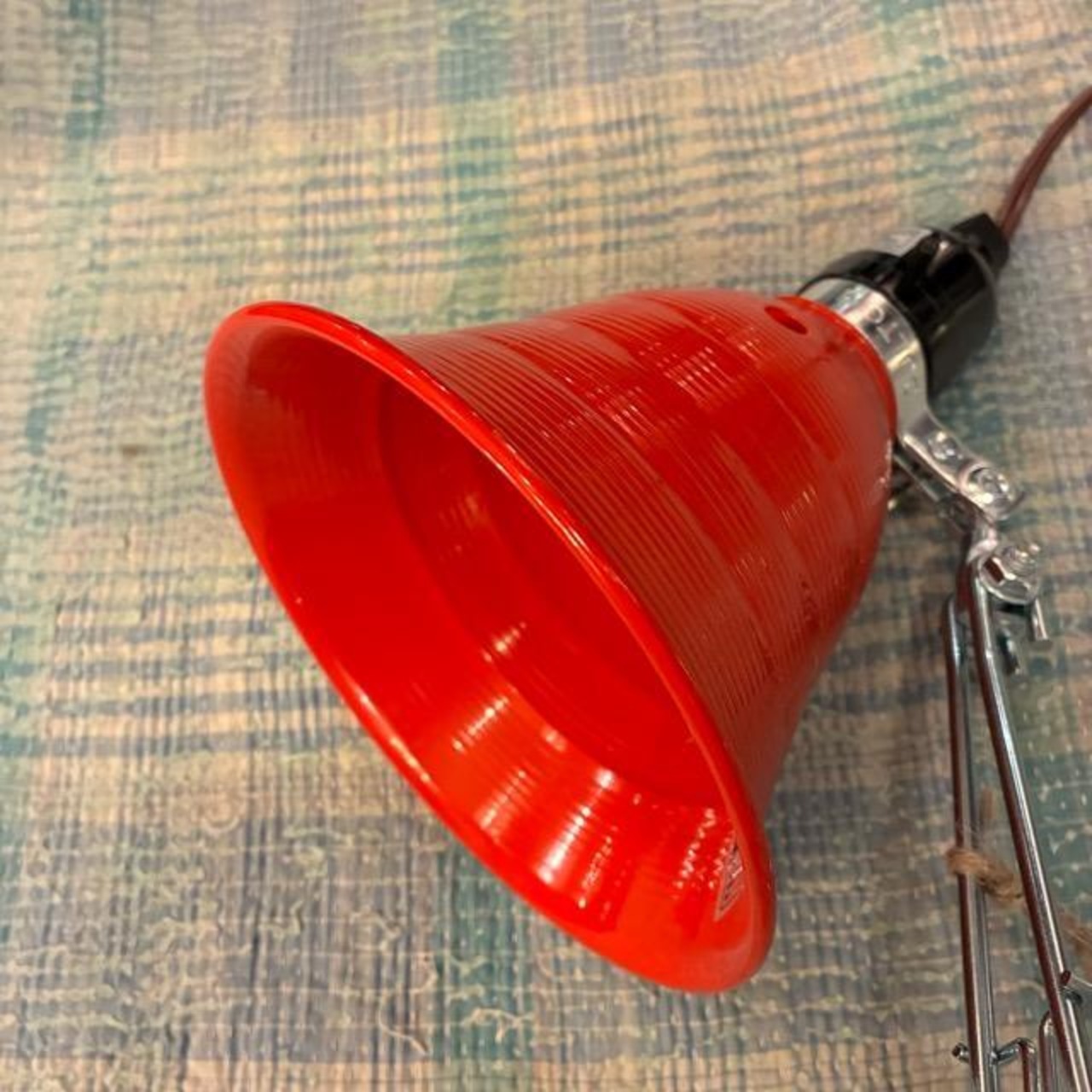 DULTON ALUMINUM CLIP LAMP S, Dalton Aluminum Clip Lamp, Small, Available in 3 Colors: Silver, Olive, and Red, E26, Desk Lamp