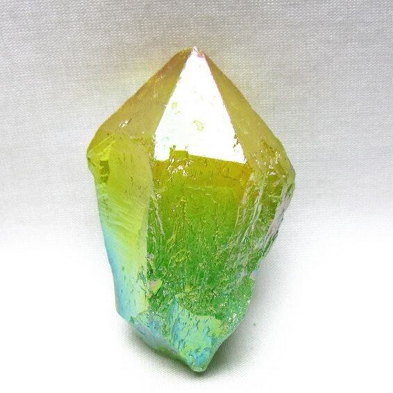 オーラクリスタル 原石 マルチカラー エレスチャル オーラ水晶 一点物 171-8783