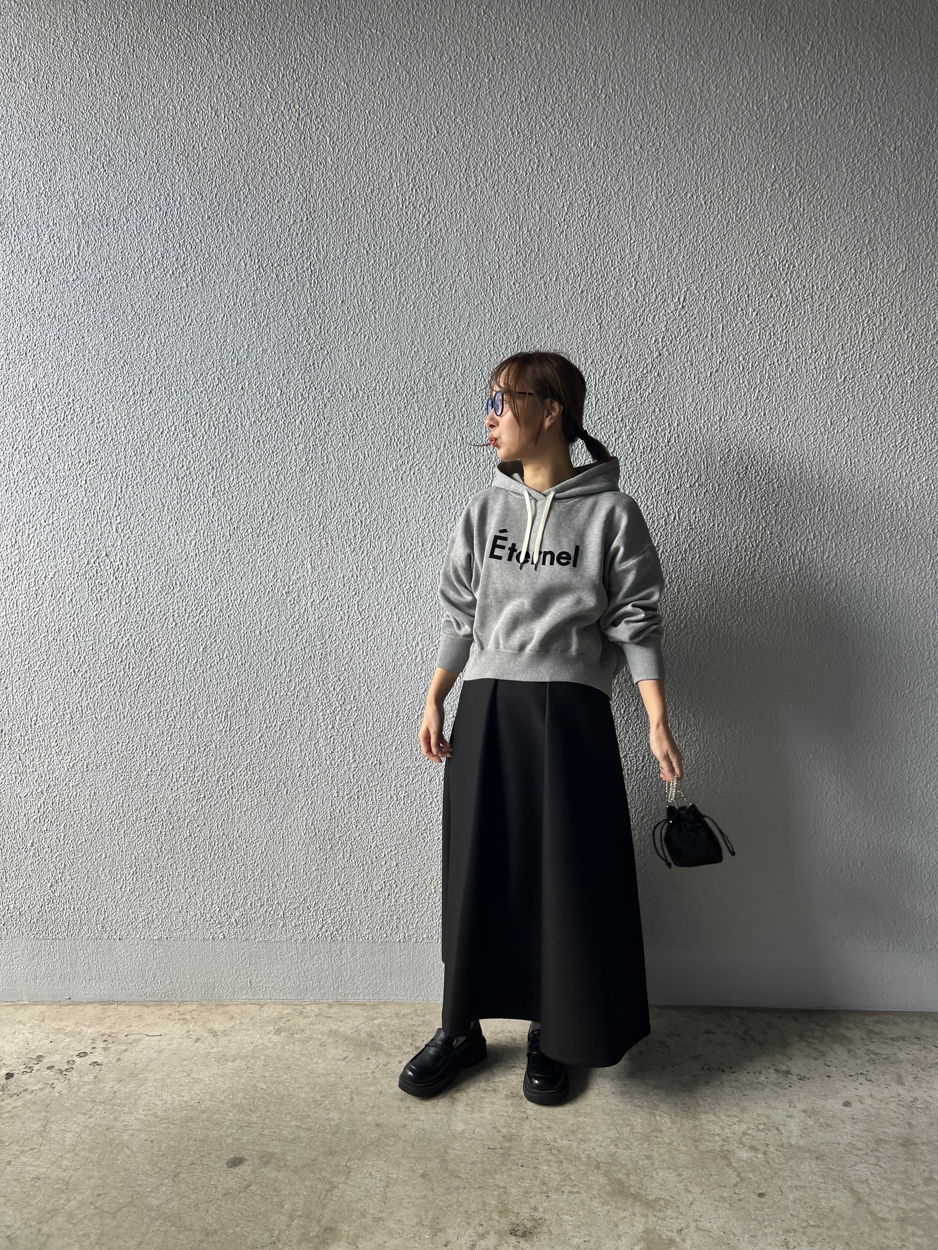 【SELECT】スウェットライクロゴパーカー 39-0465