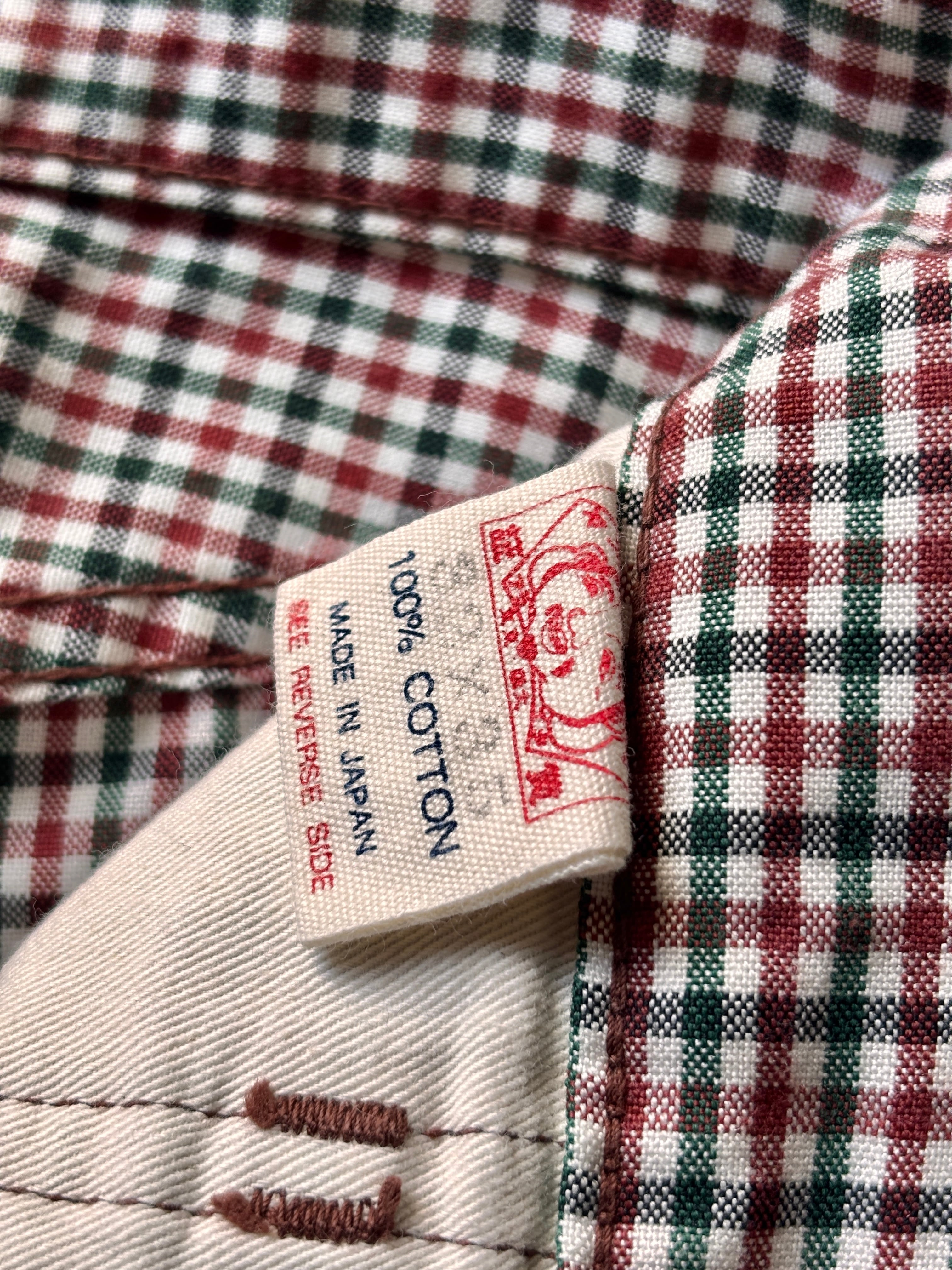 EVISU/LOT 2001F/EVISU FAIRWAY GENES pants/W32/L35/チェック柄パンツ