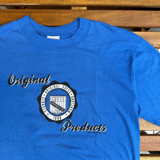 1990'S GUESS ORIGINAL PRODUCTS BLUE M USA