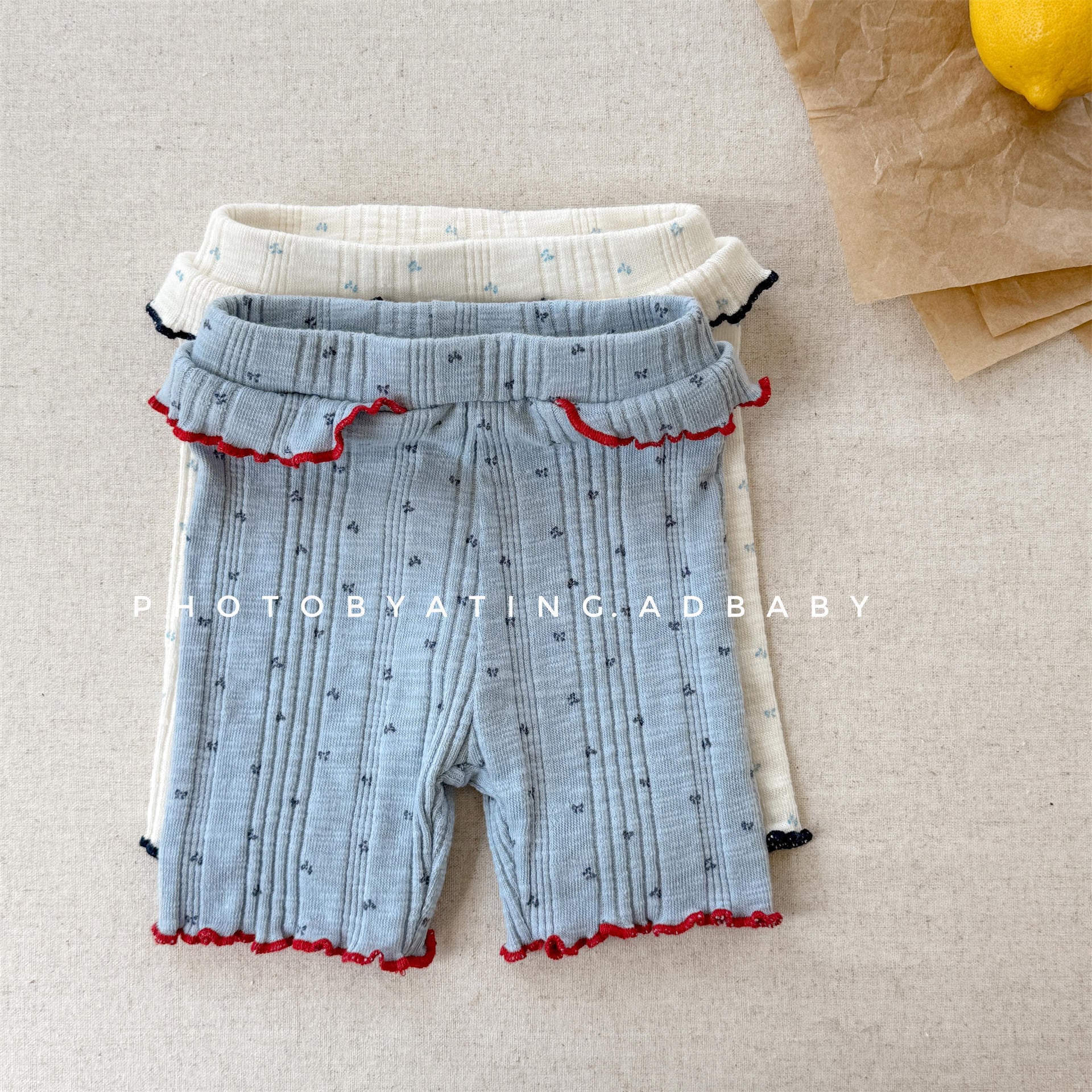 サイドフリルバイカーショーツ