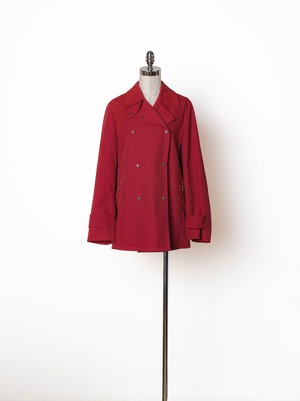 Max Mara マックスマラ コットン ギャバジンピーコート