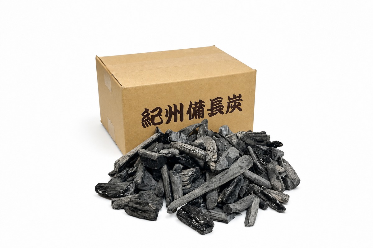 紀州備長炭 燃料用 粉炭 小炭 1kgパック | サウススカイ公式