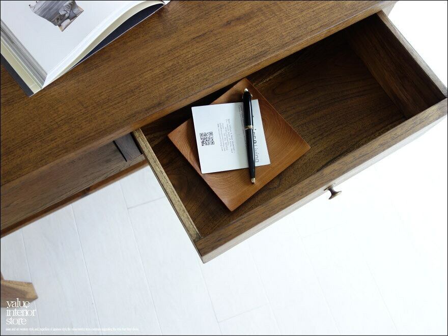 チーク総無垢材 デスク2drW 机 パソコンデスク 学校机 作業台 手作り