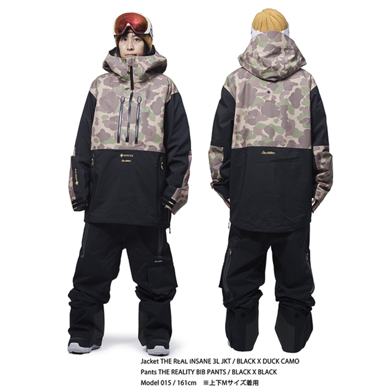 REW 『 REALITY BIB PANTS 23 』24-25 GORE-TEX スノーボード ウェア  