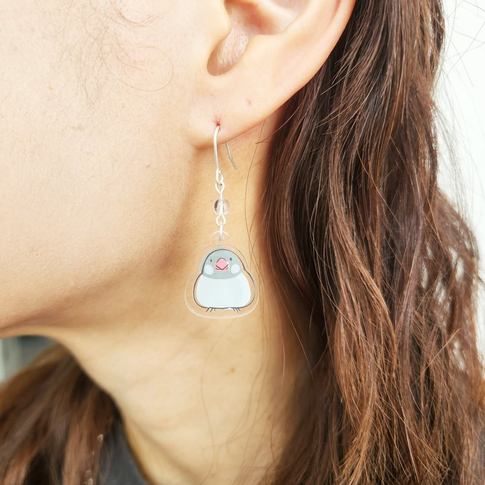 ピアス 桜文鳥（フック） | Piccoro ピッコロ