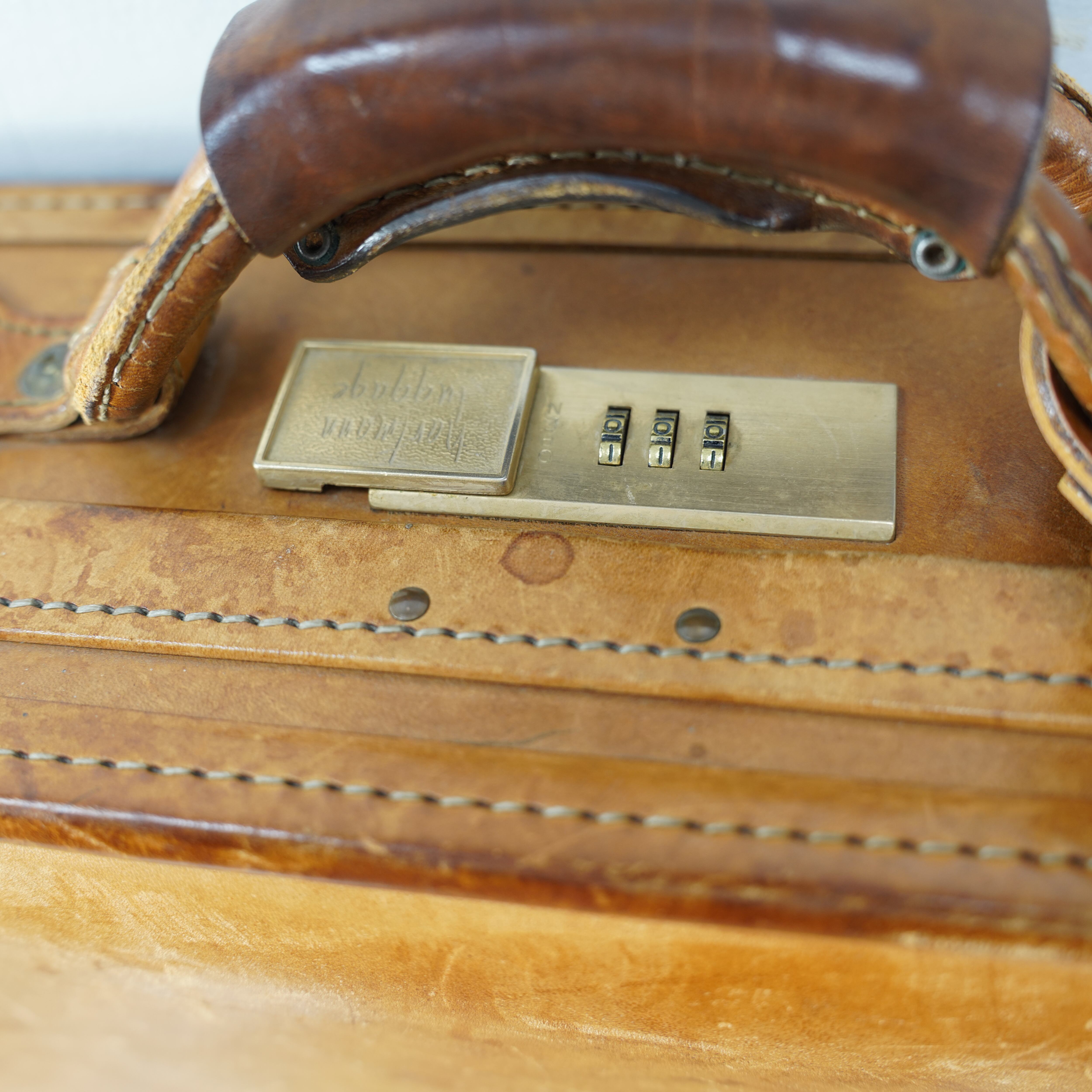 USA VINTAGE hartmann luggage LEATHER BUSINESS BAG/アメリカ古着