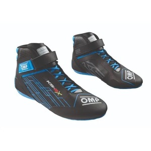 KC0-0839-AK1#275 KS-2X KART SHOES KIDS FIA 8877-2022 BLACK / CYAN