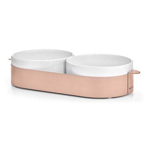 MiaCara Tavoletta - Dog Bowl Set ML (Nude)