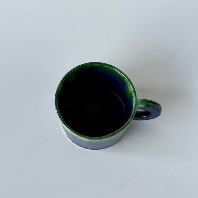 NAOKO HATA CERAMICS  Melt mug cup  M -深海