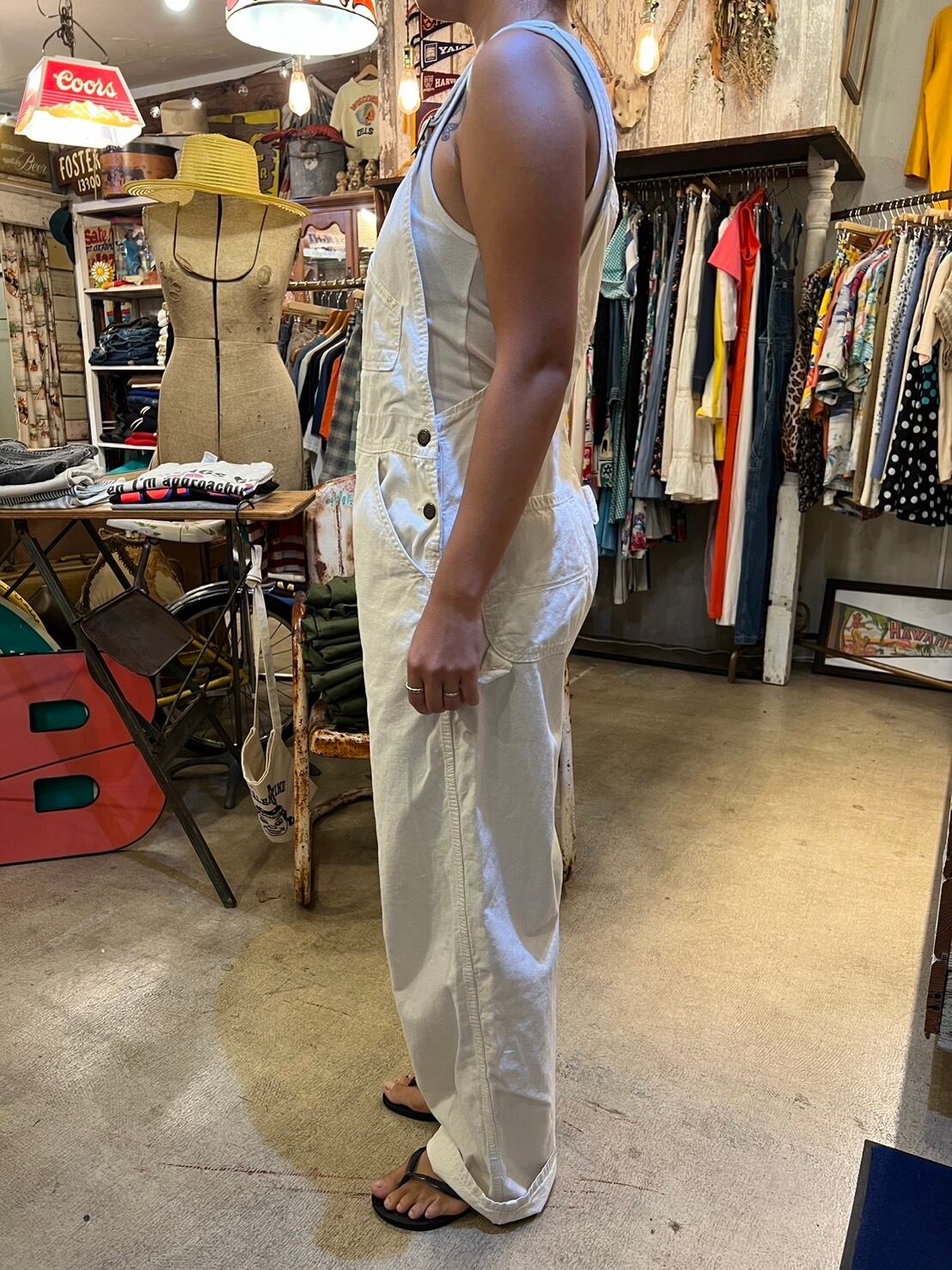 Sears ホワイトオーバーオール 楽天市場】ビンテージ ヴィンテージ デッドストック